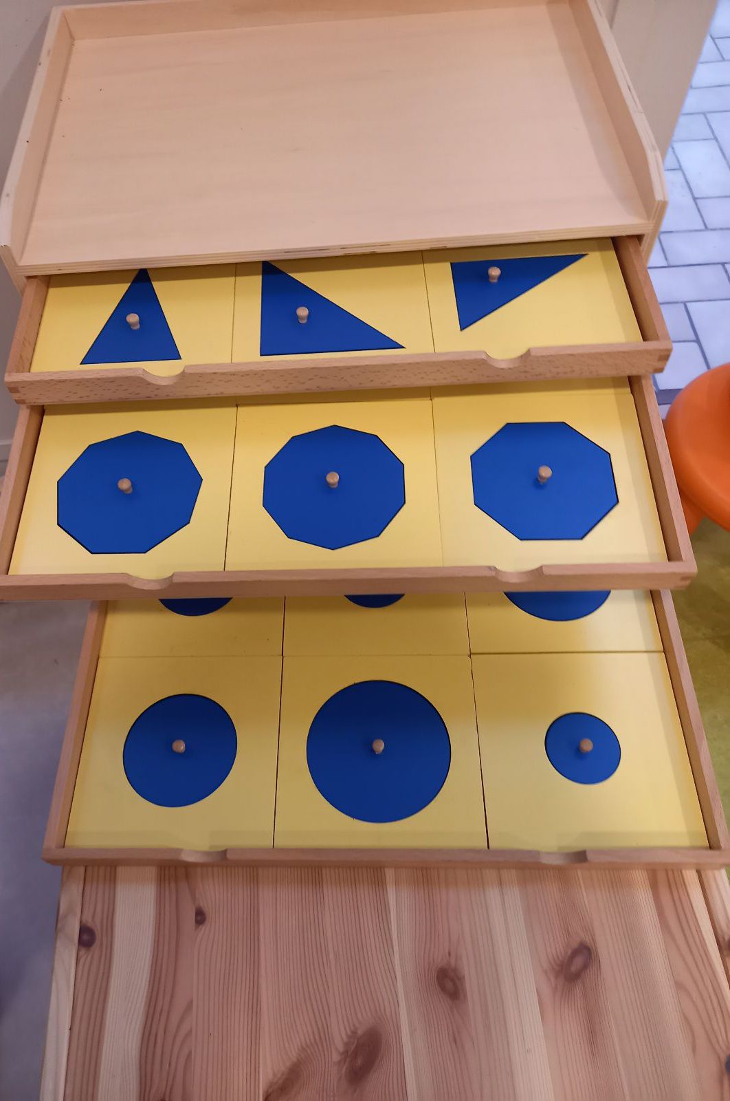Aide pédagogique Montessori en bois planche de puzzle de - Temu